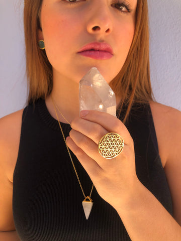 Anillo Flor de la vida